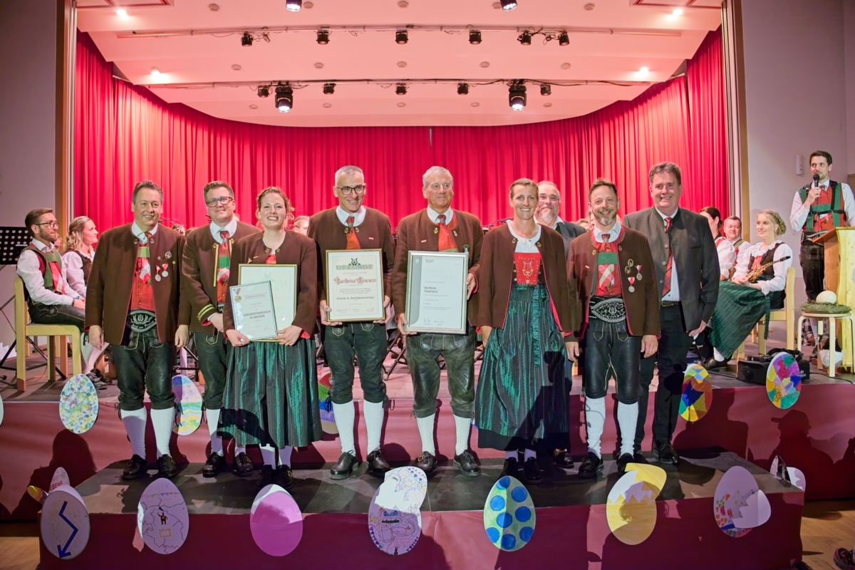 Osterkonzert 2025 Ehrungen