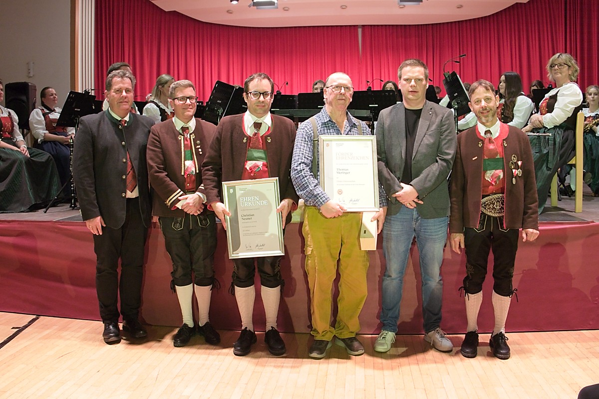 Ehrung Christian Neuner und Thomas Meringer
