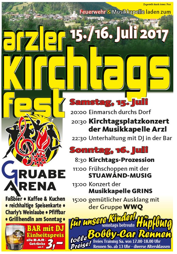 Einladung Kirchtag 2017