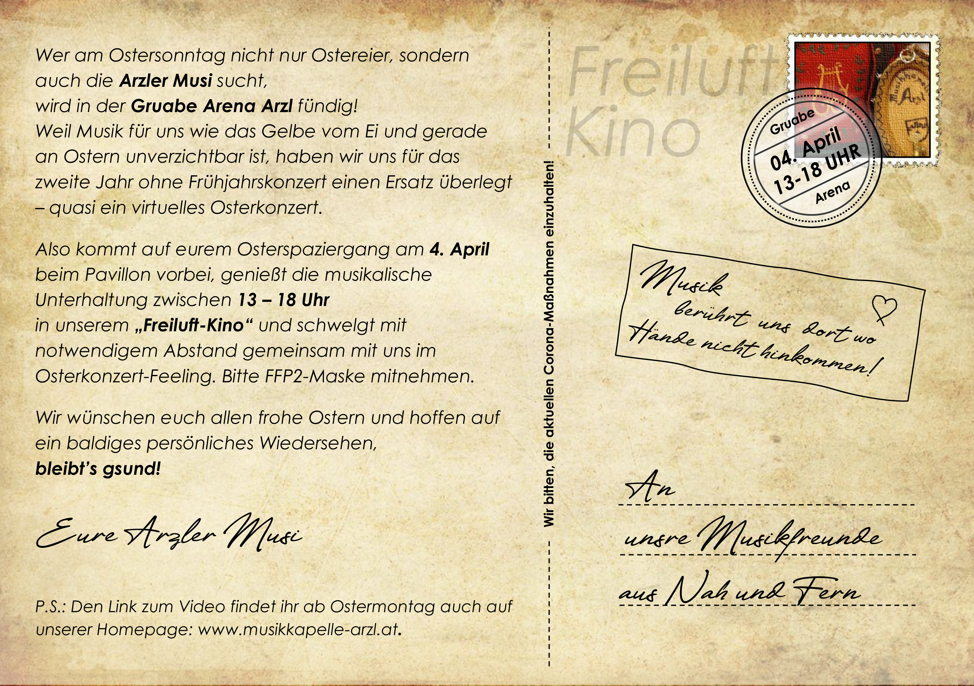 MKA Postkarte Hinten